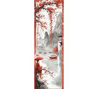 Diamond Painting Adulti Paesaggio Kit Diamond Painting Grandi Dimensioni 120x40cm 5D Pittura Diamante Retrò Strass Ricamo Punto Croce Kit Passatempo per Adulti per Regalo Donna Decorazioni Casa Y-77