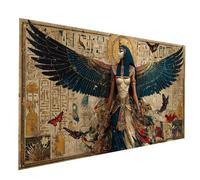 Diamond Painting Ala Diamond Painting by Numbers 90x180cm, Fai Da Te Kit Punto Croce Pittura Diamante Egitto, 5D Diamantini Crystal Art Dipingere Con I Numeri per Decorazioni Casa, Regalo JXL-8338