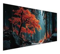 Diamond Painting Albero, 5D Diamond Painting Kit Completo Pianta, DIY Pittura Diamante Quadri Con Perline Kits, Pittura Diamante Adulti Strass Punto Croce, Decorazioni Casa, Regalo, 60x30cm 6-9957