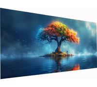 Diamond Painting Albero Della Vita Grandi Dimensioni 60x30cm, 5D Diamond Painting Kit Completo Oceano, DIY Quadri con Perline Ricamo a Punto Croce Kit, per Decorazioni Casa, Regalo Donna 9-4844
