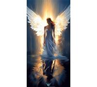 Diamond Painting Ali di fata Diamond Painting Grandi Dimensioni 60 X 30cm, DIY Pittura Diamante 5D Diamond Painting Kit Completo, Puzzle Diamanti Painting Mosaico Art Decorazione per Casa Parete,M339