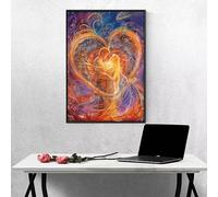 Diamond Painting Amore, 30 x 40 cm Diamond Painting Grandi Dimensioni, Donna 5D DIY Kit de Pittura Diamante Adulti, Diamantini Crystal Art Hobby Creativi Adulti per Regalo PjY6503 Z-4