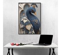 Diamond Painting Amore, 90x120cm Diamond Painting Grandi Dimensioni, Pavone 5D DIY Kit de Pittura Diamante Adulti, Diamantini Crystal Art Hobby Creativi Adulti per Regalo PjY7339 5-8