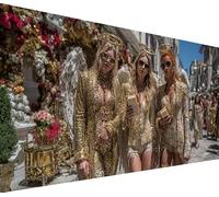 Diamond Painting Angelo 5D Diamond Painting Kit Completo for Adults Donna DIY (Quadrato) Strass Diamantini Crystal Art Ricamo Kit Punto Croc Pittura Diamante per Casa e Pareti Regali 60x120cm 1-5J44