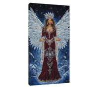 Diamond Painting Angelo Diamond Painting Kit Completo Dea Pittura Diamante, 5D Kit Pittura Bambini Diamantini Crystal Art Hobby Creativi Adulti, Decorazione Murale per la Casa Regali 160x80cm t-7839