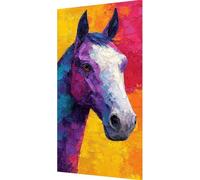Diamond Painting Animale Diamond Painting Kit Completo, Cavallo Pittura Diamante Adulti Fai da Te Diamantini Crystal Art Strass Quadri con Perline Puzzle, Decorazione Casa da Parete 80x160cm yt12-p4