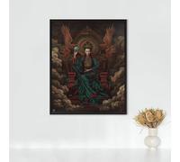 Diamond Painting Arte Figurativa, Diamond Painting Erwachsene Guerra Bastelset, DIY Diamant Malerei Runder Vollbohrer Diamanten Kinder Malerei Stickerei Kreuzstich, Geschenk 80 x 100 cm PJY9 C-Y