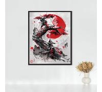 Diamond Painting Arte Figurativa, Diamond Painting Erwachsene Guerriero Bastelset, DIY Diamant Malerei Runder Vollbohrer Diamanten Kinder Malerei Stickerei Kreuzstich, Geschenk 50x70cm PJY9 C-N