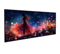 Diamond Painting Arte Figurativa Diamond Painting Kit Completo Donna Diamante Crystal Art 5D Pittura Diamante Strass Ricamo a Punto Croce Pittura Kit per Decorazione Casa, Regalo 50 x 100cm PJY9 N-G