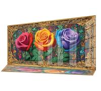 Diamond Painting Astratto Diamond Painting Grandi Dimensioni 150 x 60 cm, 5D Pittura Diamante Kit Completo DIY Puzzle Diamantini Crystal Art Pittura a Diamante per Casa Decorazioni Parete Rosa qL617