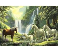 Diamond Painting Autunno, 5D Diamond Painting Kit Completo Animale Pittura Diamante Bambini, DIY Ricamo a Punto Croce Artigianale Kit Diamantini Crystal Art per Decorazione Casa 80x110 cm O4-1172