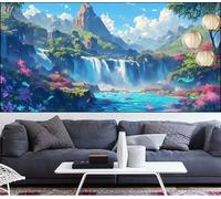 Diamond Painting Autunno Diamond Painting Bambina Montagna Pittura Digitale kits,Fai Da Te Pittura Diamante Crystal Art Hobby Creativi Adulti kit Punto Croce Quadri,Decor Regalo Donna 60x150cm LT-166