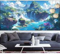 Diamond Painting Autunno Diamond Painting Bambina Paesaggio Pittura Digitale kits,Fai Da Te Pittura Diamante Crystal Art Hobby Creativi Adulti kit Punto Croce Quadri,Decor Regalo Donna 60x120cm LT-164