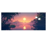 Diamond Painting Bambina Lago Pittura Diamante Paesaggio Diamond Painting Kit Completo Disegni con Perline da Attaccare 5D DIY Ricamo a Punto Croce Painting per Decorazione Casa Regali 30x60cm z890f