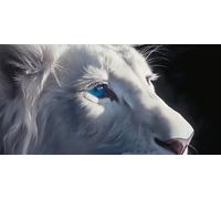 Diamond Painting Blanc Adulti Bambini Kits, Diamond Painting Kit Completo Le lion, Quadrato Full Drill Pittura Diamante, Diamantini Crystal Art Quadri Con Perline, Autunno Festa Regalo 90x140cm g-19