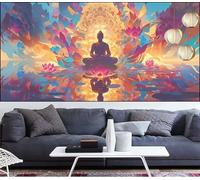 Diamond Painting Budda Diamond Painting Bambina Loto Pittura Digitale kits,Fai Da Te Pittura Diamante Crystal Art Hobby Creativi Adulti kit Punto Croce Quadri,Decor Regalo Donna 70x200cm LT-30