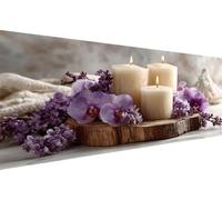 Diamond Painting Candela Diamond Painting Adulti Fiore 5D Diamonds Paintings Kit, Adulti Completo, DIY Trapano Completos Strass Ricamo a Punto Croce Paintings, Per Decorazioni Da Parete 40x80cm YZ-280