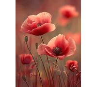 Diamond Painting Cartamo Diamond Painting Adulti, Pittura Diamante Flower Diamantini Crystal Art 5D DIY Strass Ricamo a Punto Croce Artigianale per Decorazioni Parete, Regalo Donna 80x110cm -yym2507AX