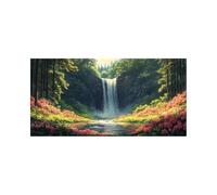 Diamond Painting Cascata Strass Dipingere con i Numeri Adulti Paesaggio, Diamond Painting con Tele per Dipingere 60 x 120 Cm Diamante Quadri da Dipingere Numerati per Decorazioni Casa Regalo 2509-5013