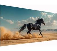 Diamond Painting Cavallo Grandi Dimensioni XXL 100x50cm, Diamond Painting Kit Completo Deserto, DIY Quadri con Perline Ricamo a Punto Croce Kit, per Decorazione per la Casa, Regalo Donna 1-9954