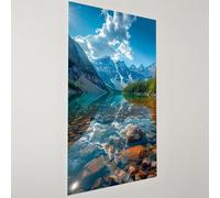Diamond Painting Cielo Diamond Painting Kit Completo, 5D Pittura Diamante Lago Diamantini Crystal Art Adulti, Disegni con Perline da Attaccare Fai da Te, Decorazioni Parete Regalo 80x160cm G2-1173