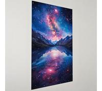 Diamond Painting Cielo stellato Diamond Painting Kit Completo, 5D Pittura Diamante Lago Diamantini Crystal Art Adulti, Disegni con Perline da Attaccare Fai da Te, Decorazioni Parete 100x180cm G2-1137
