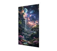 Diamond Painting Cielo stellato Diamond Painting Kit Completo Accessori, 5D Pittura Diamante Paesaggio Diamantini Crystal Art, Disegni con Perline da Attaccare, Decorativo Parete 60x30cm X2-1320