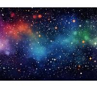 Diamond Painting Cielo Stellato Diamond Painting Kit Completo Sogno 5D Pittura A Diamante per Adulti, DIY Mosaico Diamantini Crystal Art, Strass Ricamo A Punto Croce, Regalo Donna Uomo 90x120cm G-970