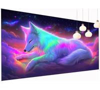 Diamond Painting Colorato Diamond Painting Kit Completo, Animale Pittura Diamante Adulti Rotondo Diamantini Crystal Art Quadri Ricamati Strass per Principianti Decorazioni Parete Casa 90x180 cm S2-406