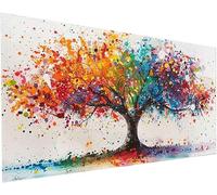 Diamond Painting Colore 5D Pittura Diamante Painting Adulti kit Completo Accessori Presto DIY Diamantini Crystal Art Bambini Mosaico Ricamo Pittura a Diamond per Decorazioni Parete 80x160cm S-512