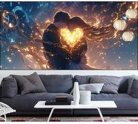 Diamond Painting Coppia Diamond Painting Grandi Dimensioni 90x250cm Pittura Diamante Adulti Amore Fai Da Te Trapano Quadrato Completo Diamantini Crystal Art Pittura Digitale,Decor Regalo LT-859