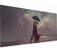 Diamond Painting Coppia Grandi Dimensioni 200x100cm, 5D Diamond Painting Kit Completo Ballerino, DIY Quadri con Perline Ricamo a Punto Croce Kit, per Decorazione per la Casa, Regalo Donna 6-9742