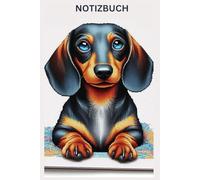 Diamond Painting Dackel Notizbuch, Buch: Das perfekte Geschenk für Teckel Liebhaber & Fans, mit Dackelmotiv: Tagebuch, Journal, Taschenbuch, Kalender, ... besondere Notizbücher, Hunde - Cover, Welpen