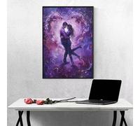 Diamond Painting Donna, 90 x 120cm Diamond Painting Grandi Dimensioni, Amore 5D DIY Kit de Pittura Diamante Adulti, Diamantini Crystal Art Hobby Creativi Adulti per Regalo PjY6519 G-8