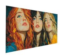 Diamond Painting Donna Diamond Painting by Numbers 40x80cm, Fai Da Te Kit Punto Croce Pittura Diamante Paesaggio, 5D Diamantini Crystal Art Dipingere Con I Numeri per Decorazioni Casa, Regalo JXL-8253