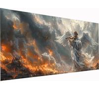 Diamond Painting Donna Grandi Dimensioni XXL 120x60cm, 5D Diamond Painting Kit Completo Violino, DIY Quadri con Perline Ricamo a Punto Croce Kit, per Decorazione per la Casa, Regalo Donna 5-7021