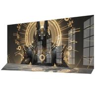 Diamond Painting Egitto Diamond Painting Kit Completo Anubi Quadri con Perline Fai Da Te Pittura a Diamante Adulti Bambina, Crystal Art Strass Ricamo a Punto Croce per Decorazioni Parete 20x40cm C-612