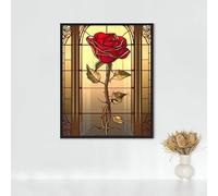 Diamond Painting Erwachsene Arte Diamond Painting Bottiglia Di Vetro DIY Vollbohrer Diamant Malerei Set Anfänger, Diamant Kunst Malerei Stickerei Set, Wanddeko Deko, Geschenke 60 x 80cm PJY9 P-4