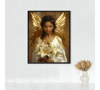 Diamond Painting Erwachsene Arte Figurativa Diamond Painting Ali D'Angelo DIY Vollbohrer Diamant Malerei Set Anfänger, Diamant Kunst Malerei Stickerei Set, Wanddeko Deko, Geschenke 40x50cm PJY9 1-C
