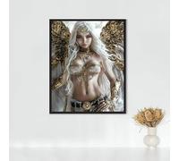 Diamond Painting Erwachsene Arte Figurativa Diamond Painting Dea DIY Vollbohrer Diamant Malerei Set Anfänger, Diamant Kunst Malerei Stickerei Set, Wanddeko Deko, Geschenke 80 x 110 cm PJY9 4-0