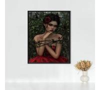 Diamond Painting Erwachsene Arte Figurativa Diamond Painting Vestito DIY Vollbohrer Diamant Malerei Set Anfänger, Diamant Kunst Malerei Stickerei Set, Wanddeko Deko, Geschenke 50x70 cm PJY9 5-P
