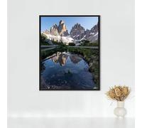 Diamond Painting Erwachsene Gatto Diamond Painting Montagne DIY Vollbohrer Diamant Malerei Set Anfänger, Diamant Kunst Malerei Stickerei Set, Wanddeko und Zimmer Deko, Geschenke 30 x 40 cm PJY9 0-R