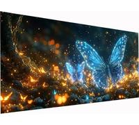 Diamond Painting Farfalla Grandi Dimensioni 200x100cm, Diamond Painting Kit Completo Sognante, DIY Quadri con Perline Ricamo a Punto Croce Kit, per Decorazione per la Casa, Regalo Donna Z-9387