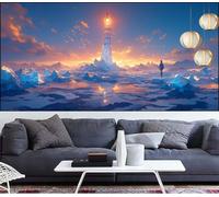 Diamond Painting Faro Diamond Painting 50x100cm Pittura Diamante Adulti Paesaggio Fai Da Te Trapano Quadrato Completo Diamantini Crystal Art Pittura Digitale kits,Decorazione da Parete Regalo LT-309