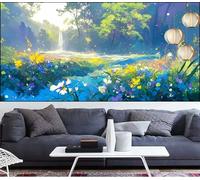 Diamond Painting Fiore Diamond Painting Bambina Autunno Pittura Digitale kits,Fai Da Te Pittura Diamante Crystal Art Hobby Creativi Adulti kit Punto Croce Quadri,Decor Regalo Donna 70x200cm LT-834