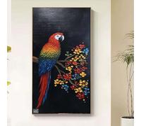 Diamond Painting Fiore Diamond Painting Kit Completo, Pittura Diamante Uccello Quadri con Perline Diamantini Crystal Art Kit Punto Croce Puzzle per Decorazione Casa da Parete Regalo 100x200cm hic2-7