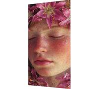 Diamond Painting Fiore Diamond Painting Kit Completo, Ragazza Pittura Diamante Adulti Fai da Te Strass Diamantini Crystal Art Kit, Hobby Creativi Adulti per Decorazione Parete Casa 70x140cm l27-1zy