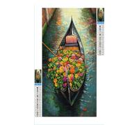 Diamond Painting Fiori Diamond Painting Adulti Italia 30x60cm Grandi Dimensioni Pittura Diamante Kit Completo, Diamantini Crystal Art, 5D DIY Strass Ricamo a Punto Croce Kits, Decorazioni Casa G1-1206