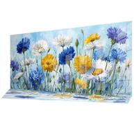 Diamond Painting Fiori Diamond Painting Grandi Dimensioni 150 x 60 cm, 5D Pittura Diamante Kit Completo DIY Puzzle Diamantini Crystal Art Pittura a Diamante per Casa Decorazioni Parete Estate C-817