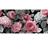 Diamond Painting Fleurs Adulti Bambini Kits, Diamond Painting Kit Completo Couleur rose, Quadrato Full Drill Pittura Diamante, Diamantini Crystal Art Quadri Con Perline, Autunno Regalo 80x120cm g-343